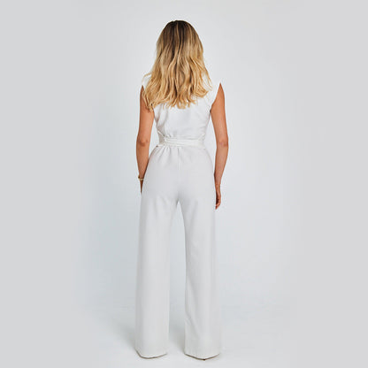 Elegant Long Sleeveless Jumpsuit Casual